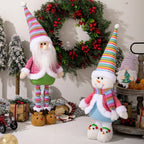 Telescopic Standing Christmas Decor - Colorful Stripe - PREORDER 10/3-10/6