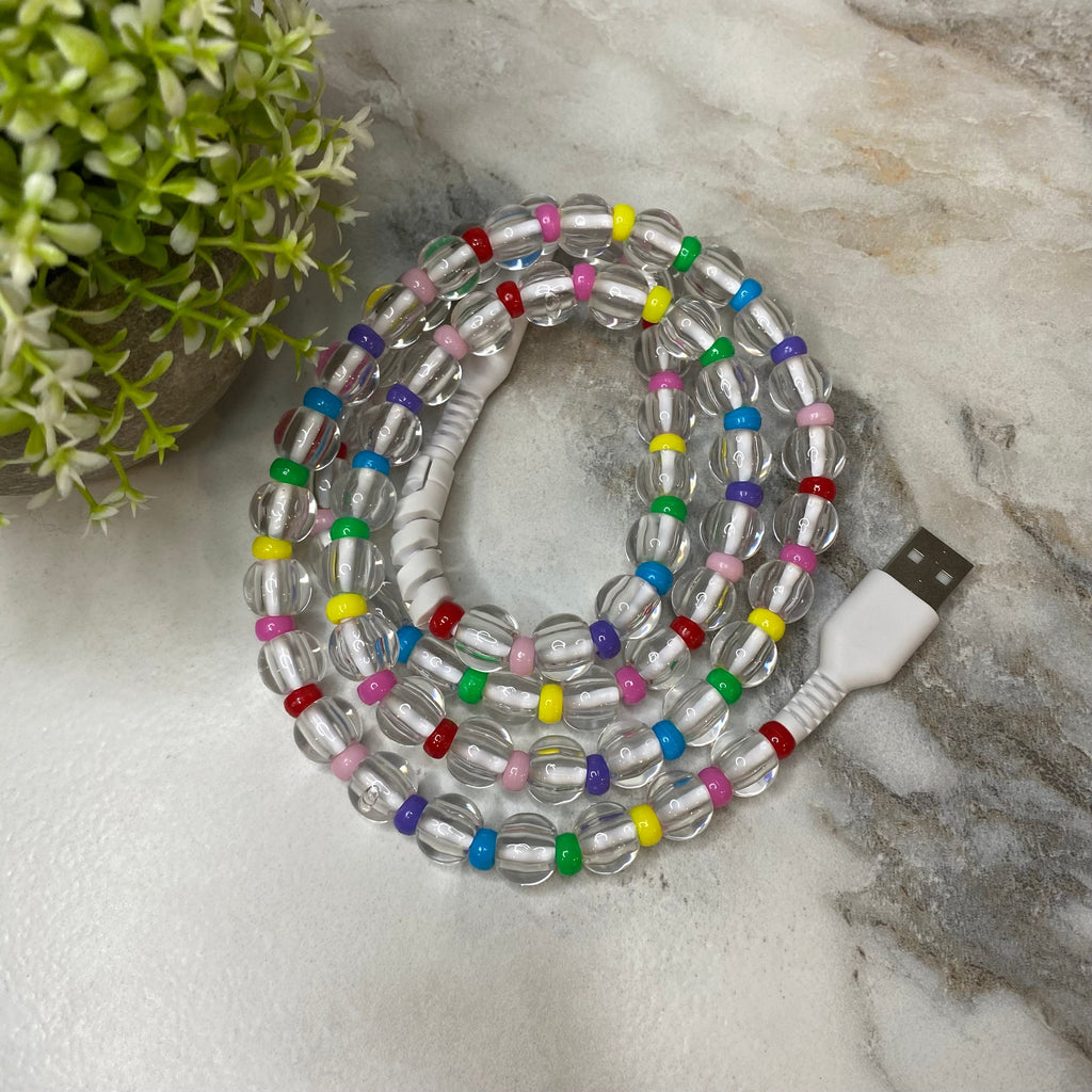 Charging Cord - Beaded #2 - PREORDER