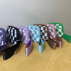 Rue - Nylon Wristlet Wallet - Checkered