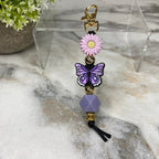 Keychain - Silicone Bead - Butterfly