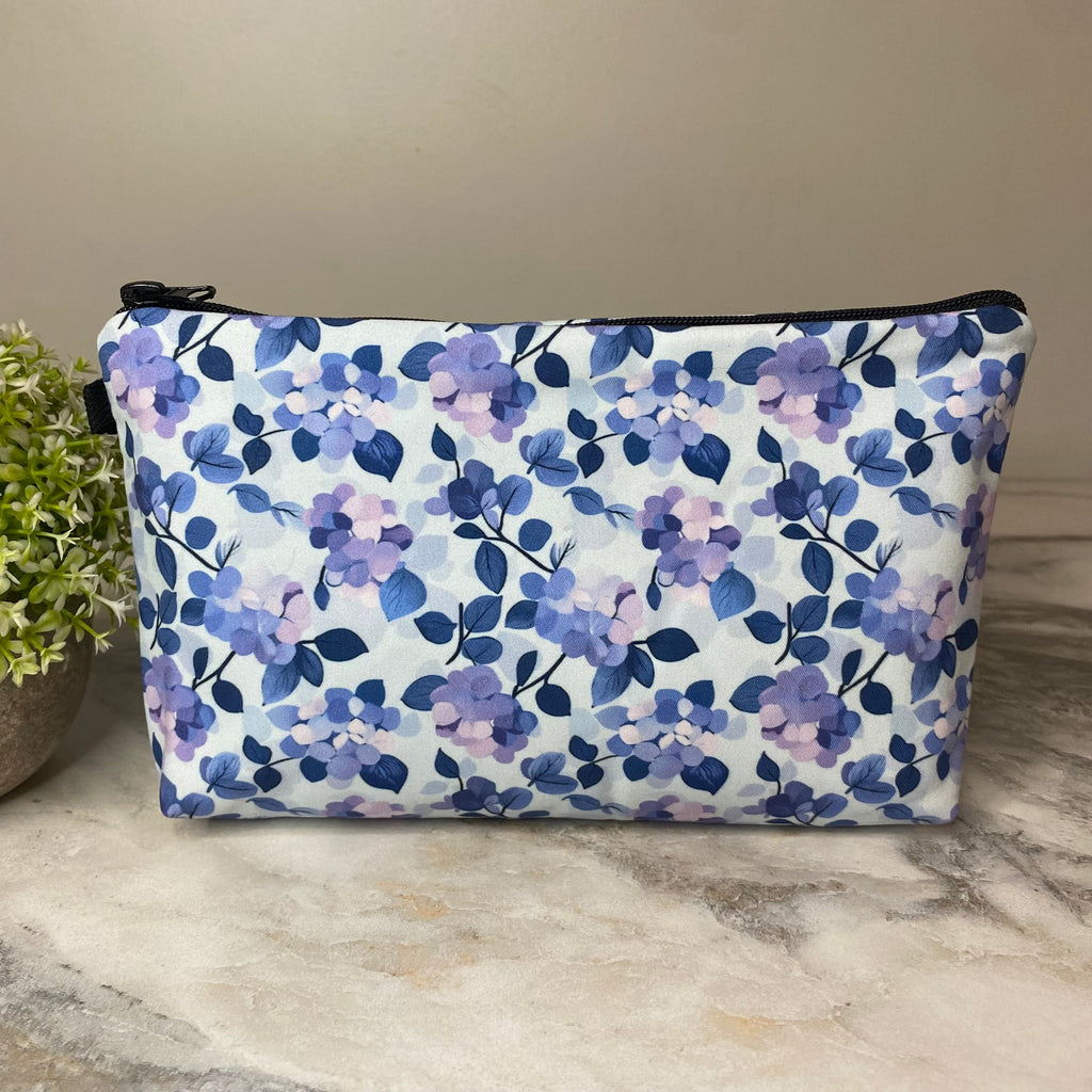 Pouch - Floral Purple Hydrangea