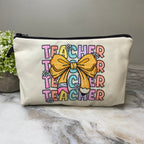 Pouch - Teach Teacher Pencil Bow