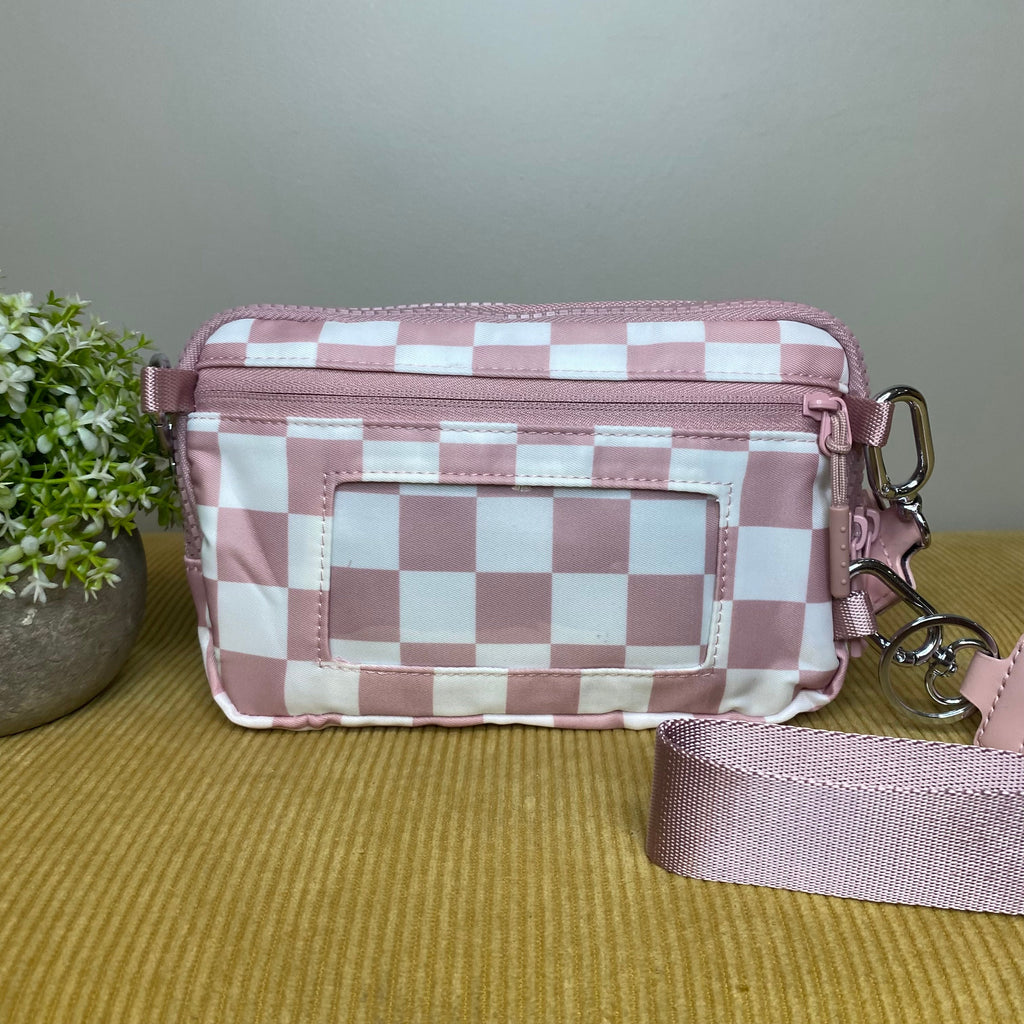 Remi - Nylon Crossbody Checkered