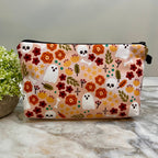 Pouch - Halloween Floral Ghost