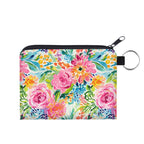 Mini Pouch - Floral Watercolors