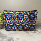 Pouch - Bold Purple Orange Pink Tie Dye