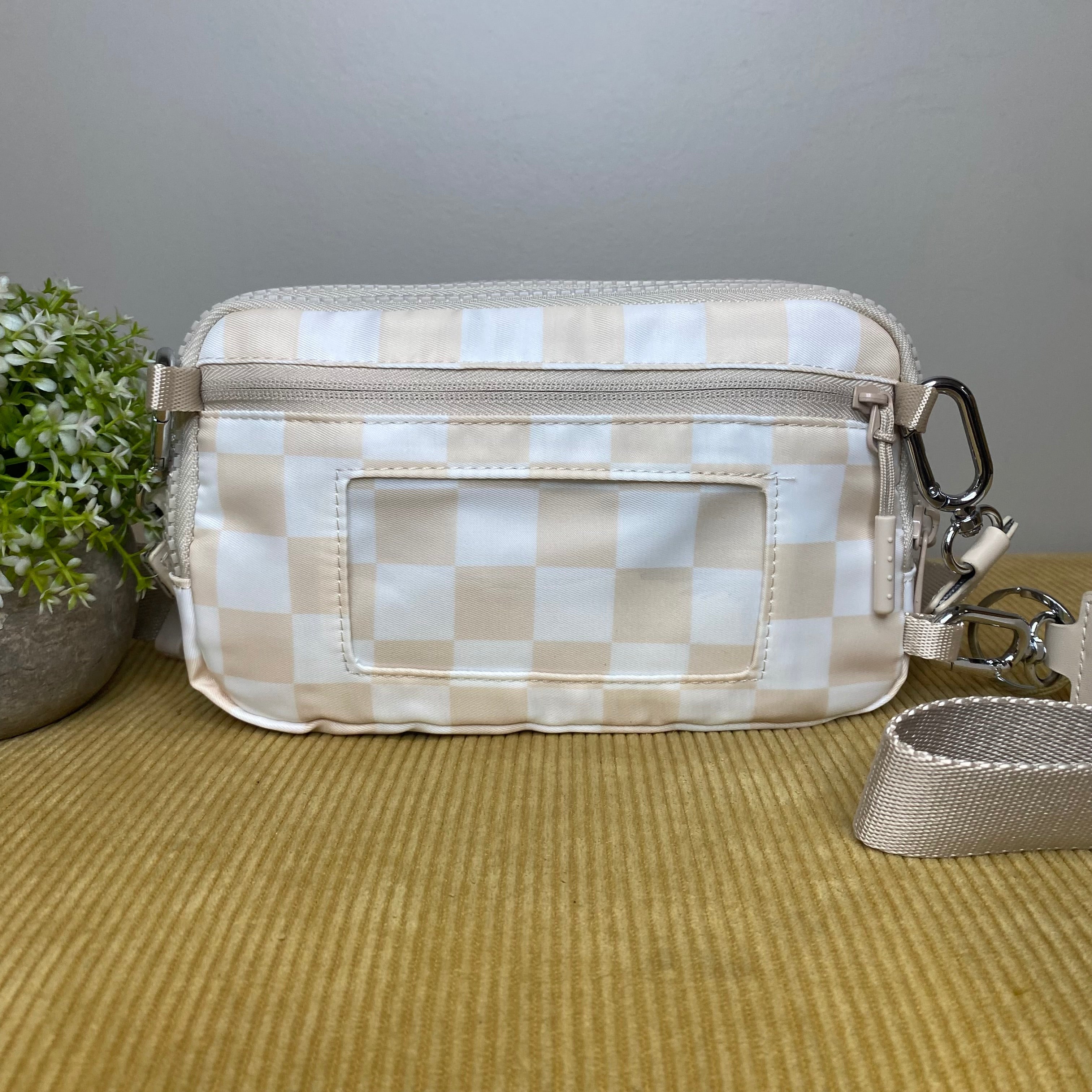 Remi - Nylon Crossbody Checkered