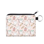 Mini Pouch - Tooth Dental Hygine on Pink