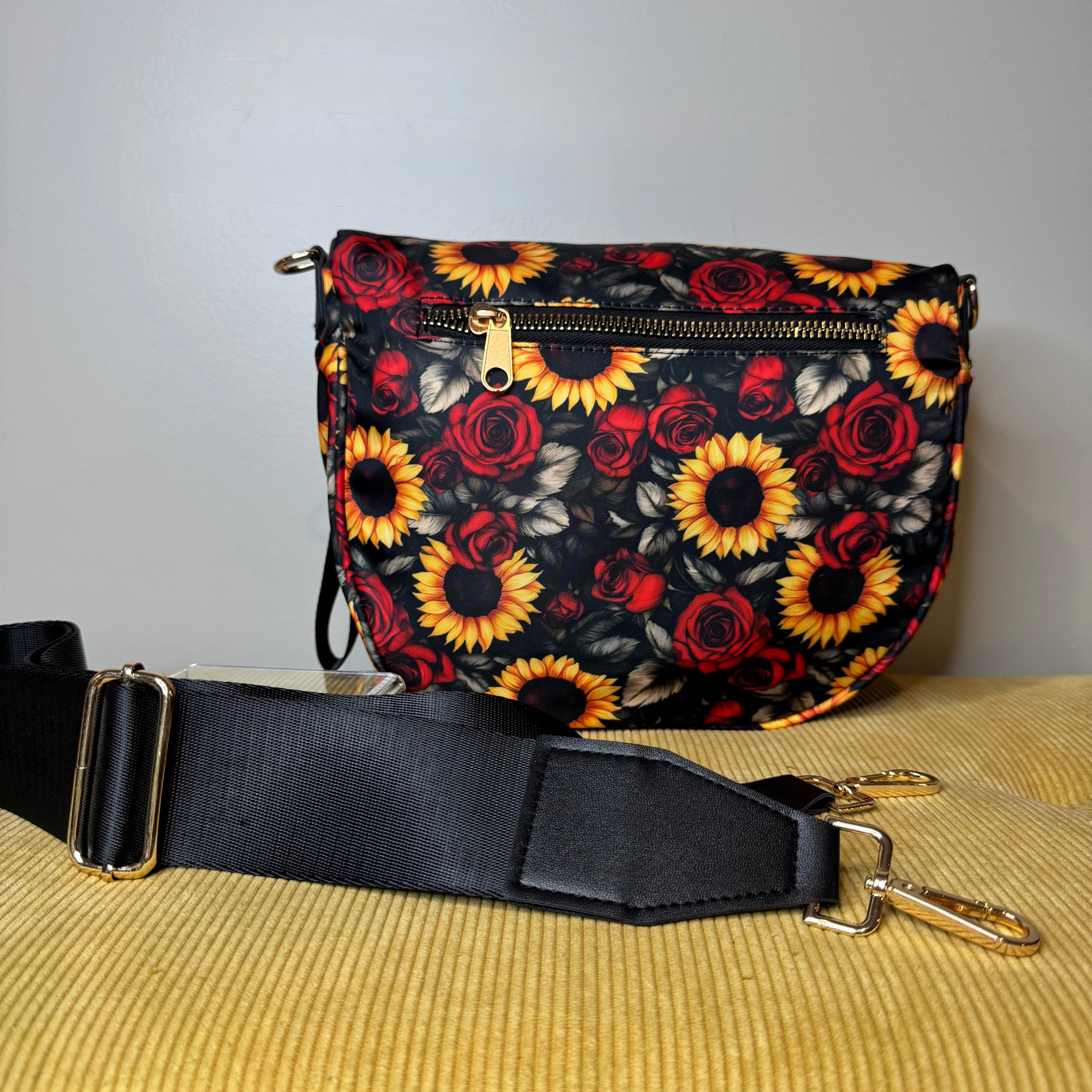 Roni - Nylon Crossbody - Sunflower Rose