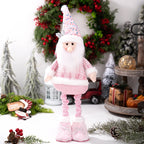 Telescopic Standing Christmas Decor - Pink & White - PREORDER 10/3-10/6