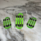 Jumbo Paperclip - Green Crayon