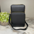 Ivy Crossbody Wallet + Purse - Black