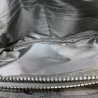 Remi - Nylon Crossbody Animal Print B&W