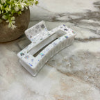 Hair Clip - Christmas Silver