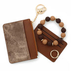 Denim Suede Bracelet Keychain & Card Holder Wallet - PREORDER