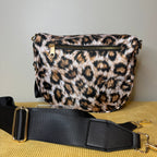 Roni - Nylon Crossbody - Realistic Animal Print
