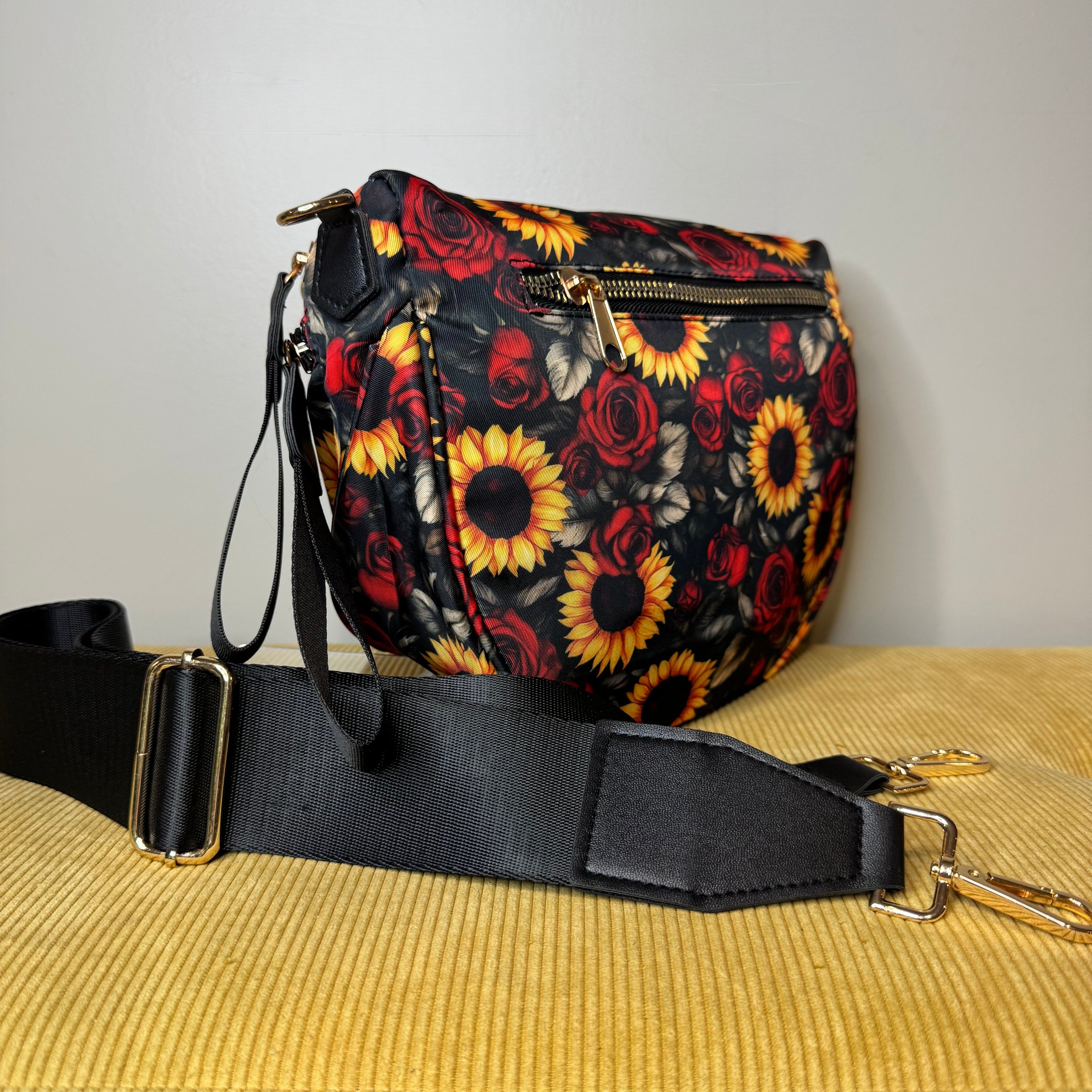 Roni - Nylon Crossbody - Sunflower Rose
