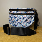 Roni - Nylon Crossbody - Blue Butterfly