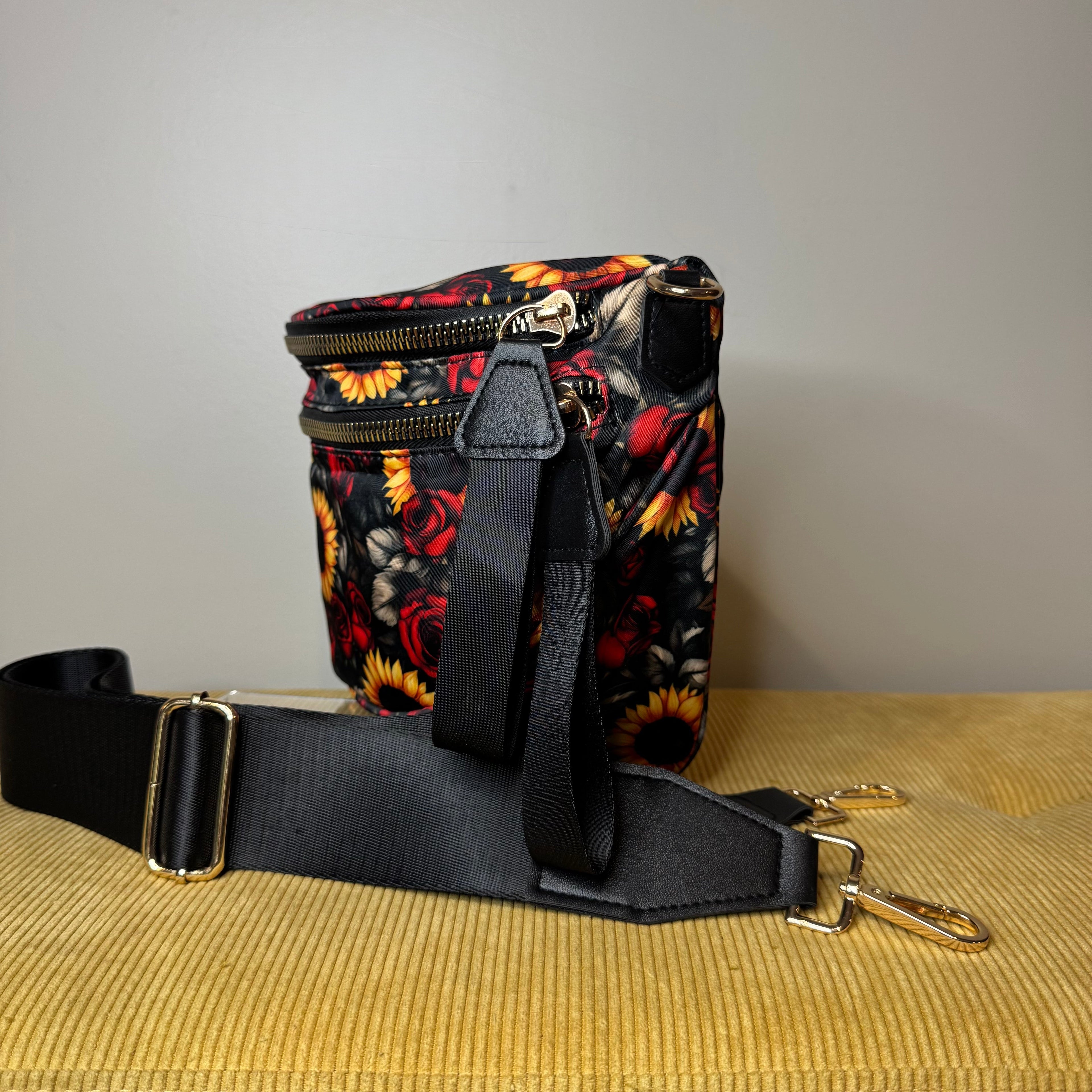Roni - Nylon Crossbody - Sunflower Rose