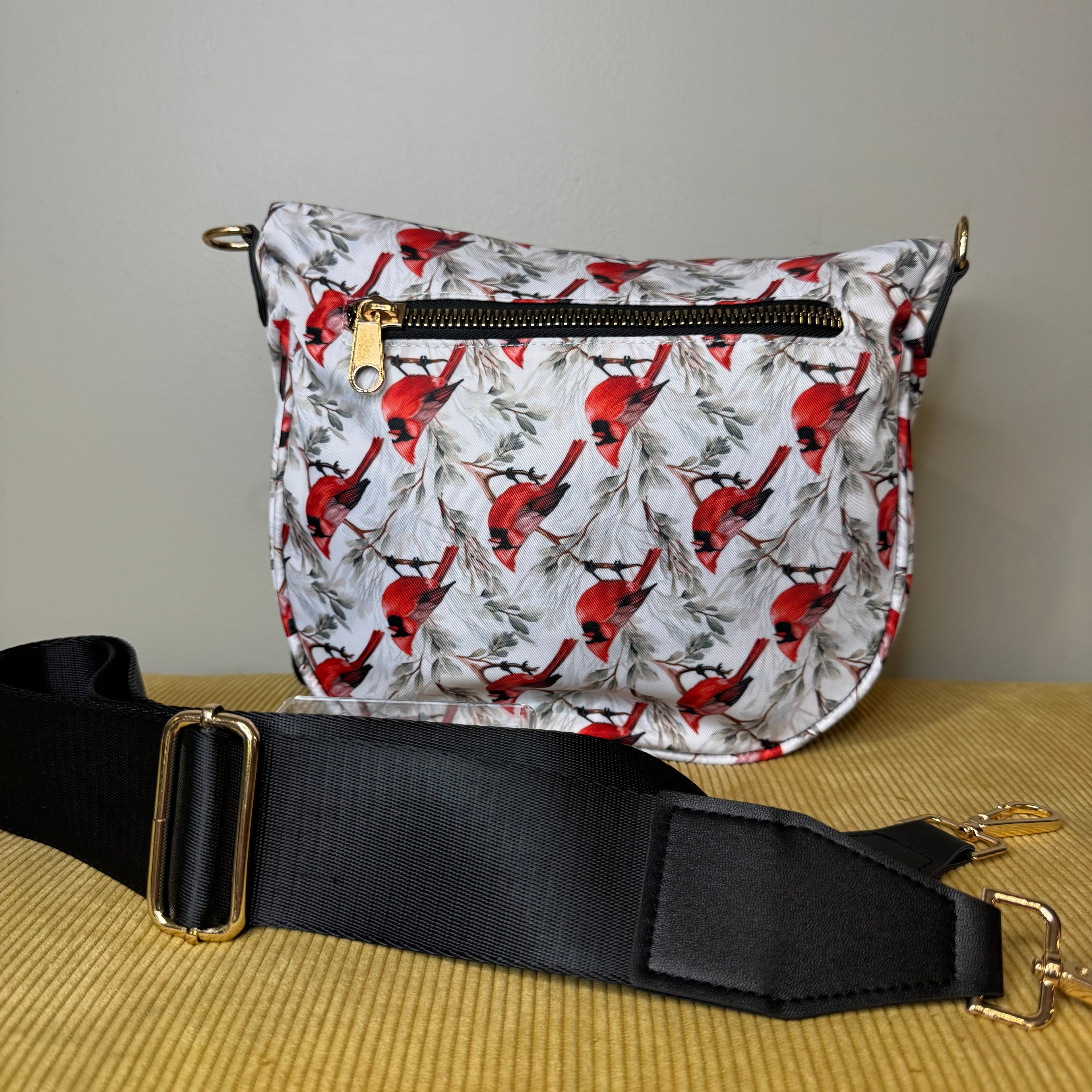 Roni - Nylon Crossbody - Cardinal