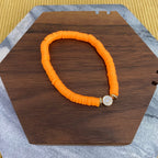 Bracelet - Clay + Bead - Smiley