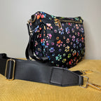 Roni - Nylon Crossbody - Rainbow Paw Print - PREORDER