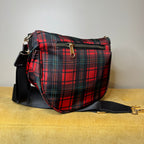 Roni - Nylon Crossbody - Red Plaid - PREORDER