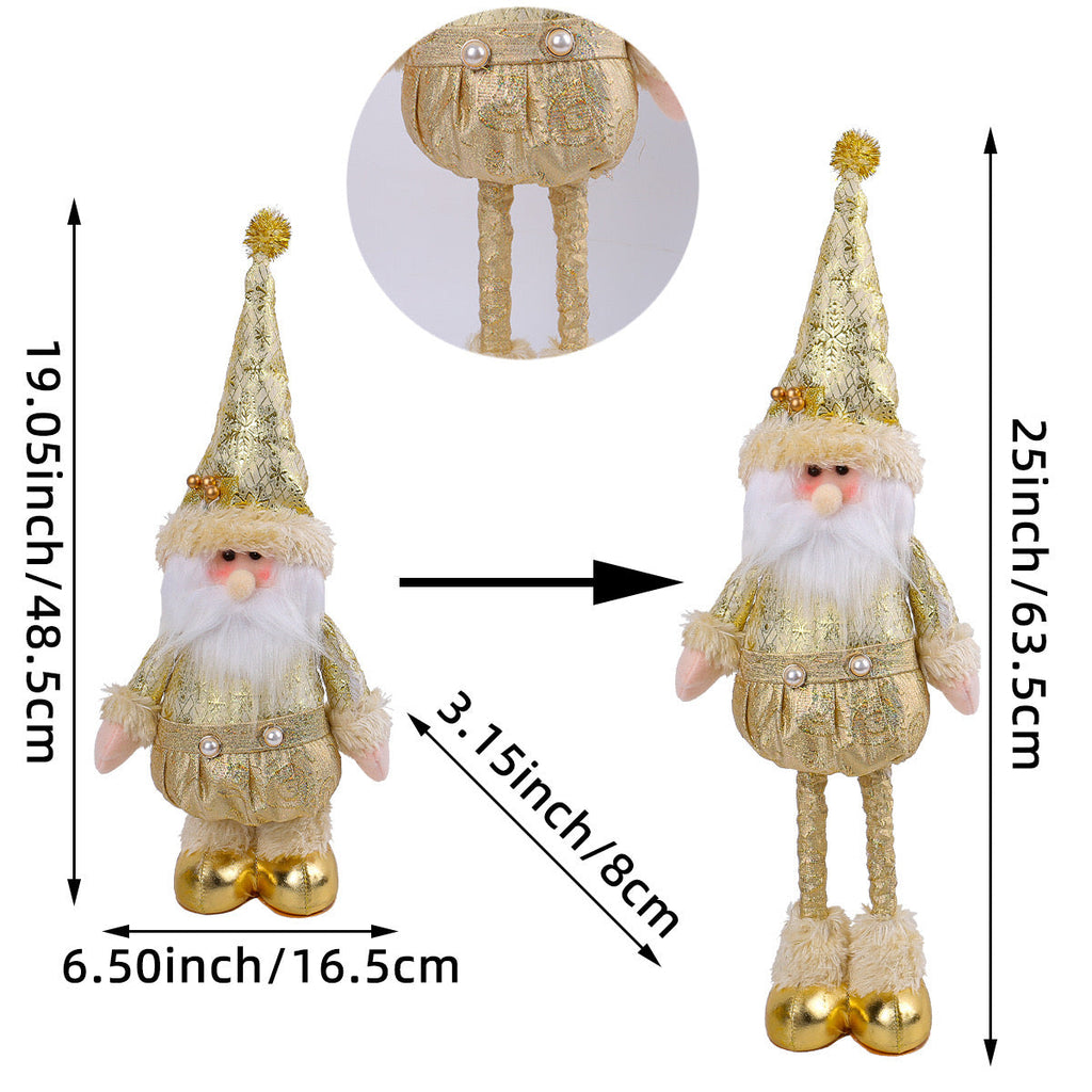 Telescopic Standing Christmas Decor - Gold - PREORDER 10/3-10/6
