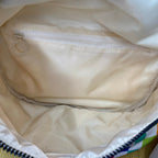 Roni - Nylon Crossbody - Colorful Checkered on White