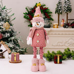 Telescopic Standing Christmas Decor - Pink & Gold - PREORDER 10/3-10/6