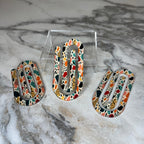 Jumbo Paperclip - Abstract Stones Brush Stroke