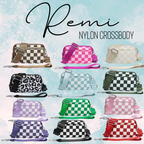 Remi - Nylon Crossbody Checkered