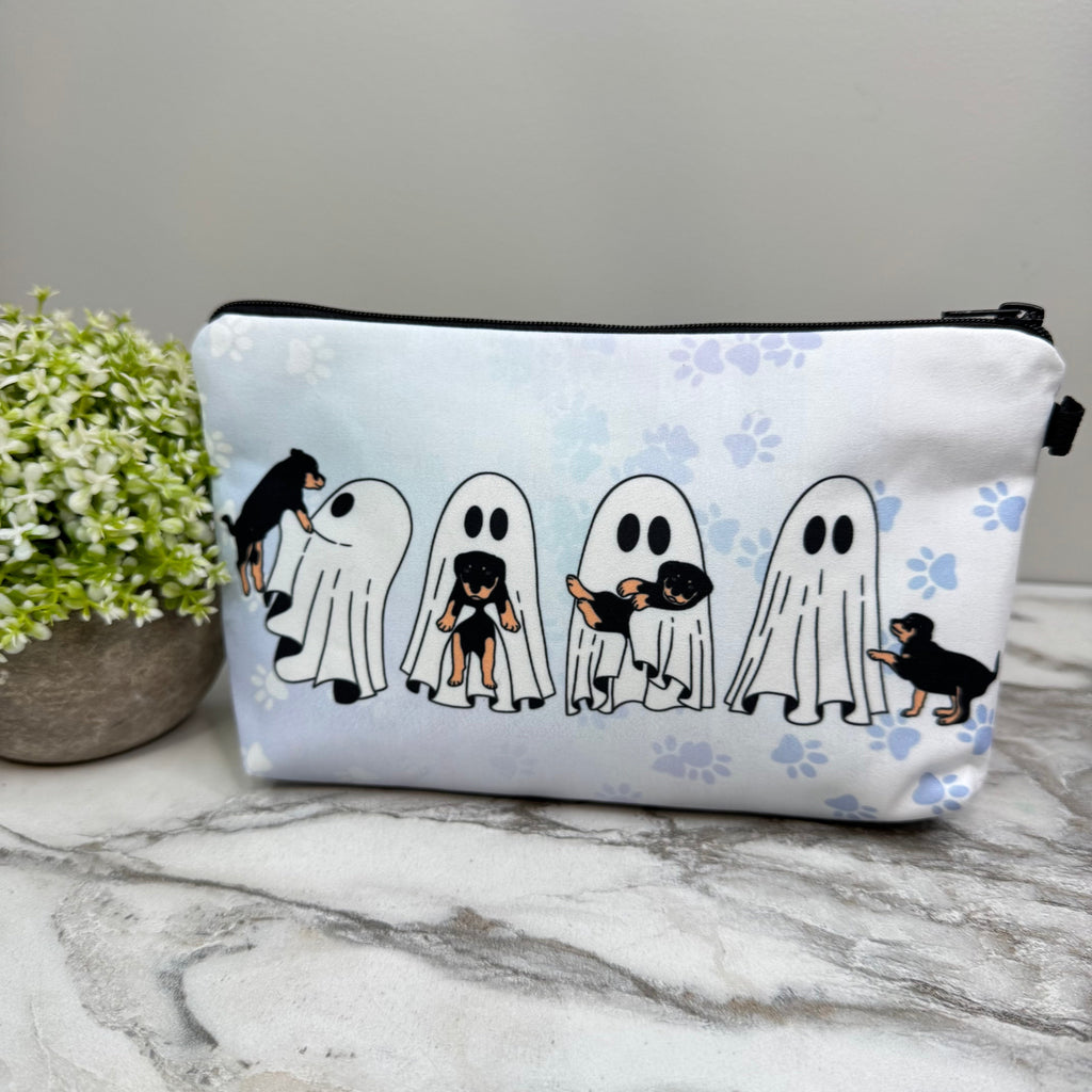 Pouch - Halloween Fall - Ghost Dog Paws