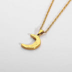 Hammer Moon Pendant Necklace