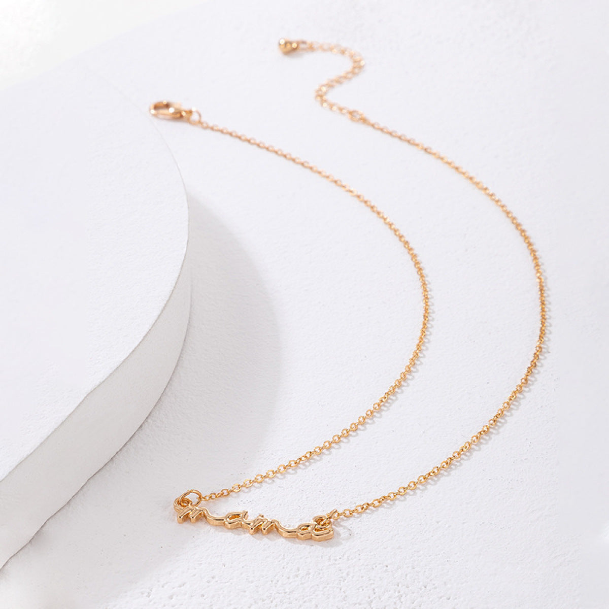Mama Letters Pendant Necklace (U.S. Stock)