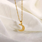 Hammer Moon Pendant Necklace