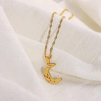 Hammer Moon Pendant Necklace