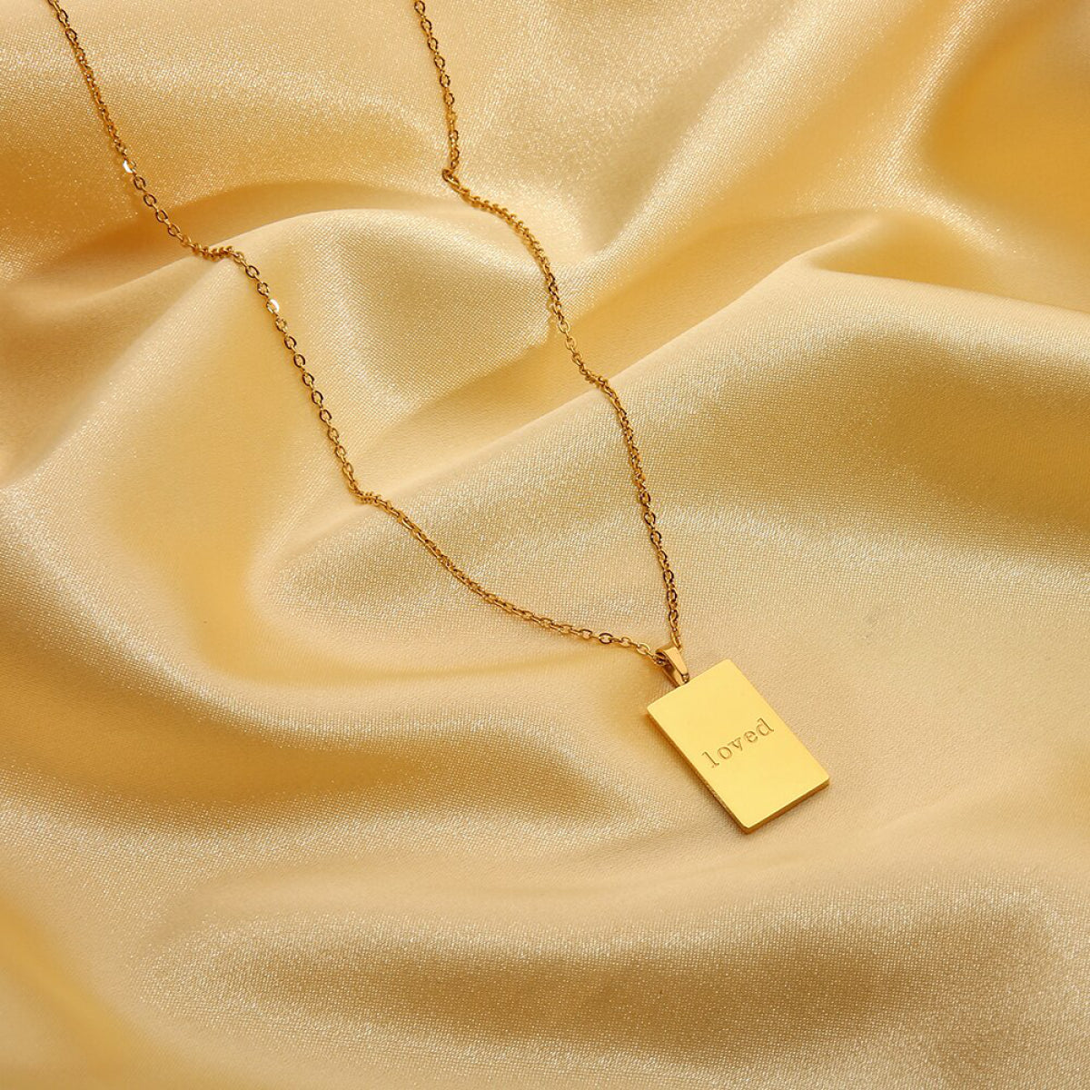 Loved Gold Pendant Necklace