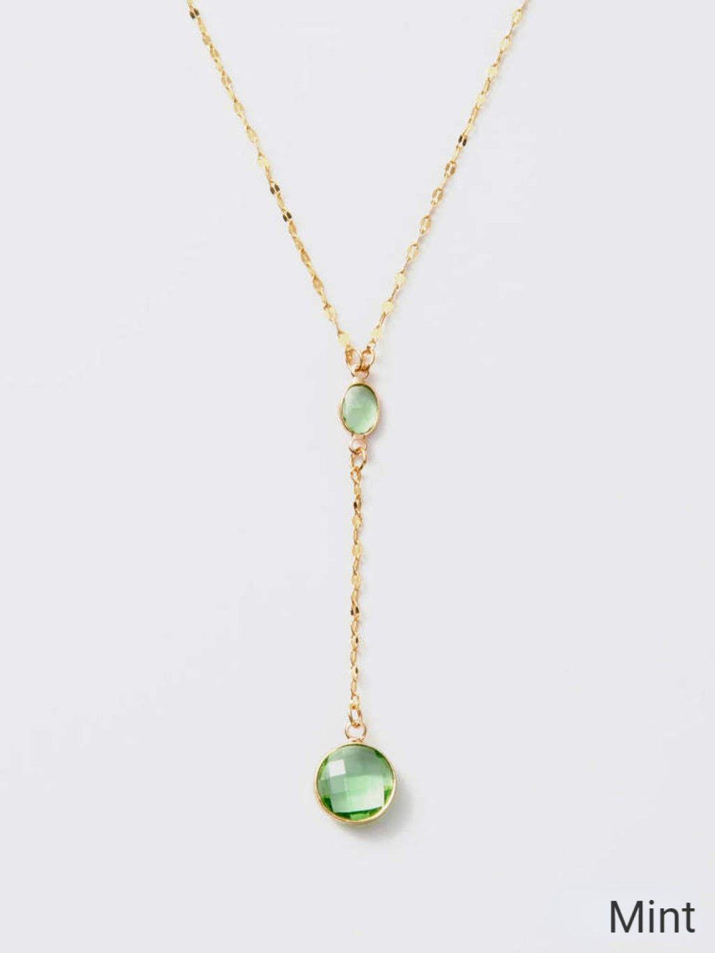 Melania Clara Crystal Connector and Pendant Y Necklace