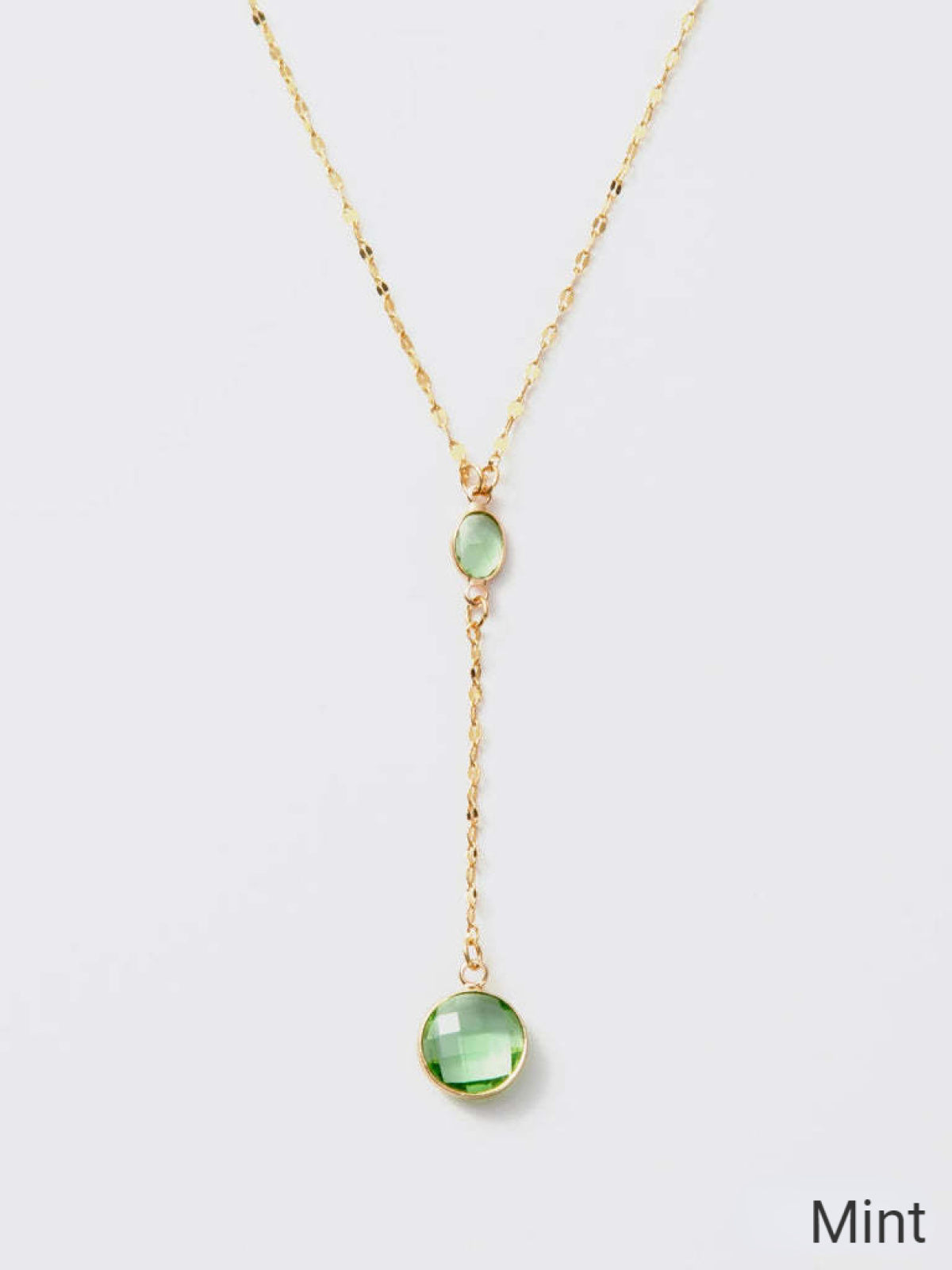 Melania Clara Crystal Connector and Pendant Y Necklace