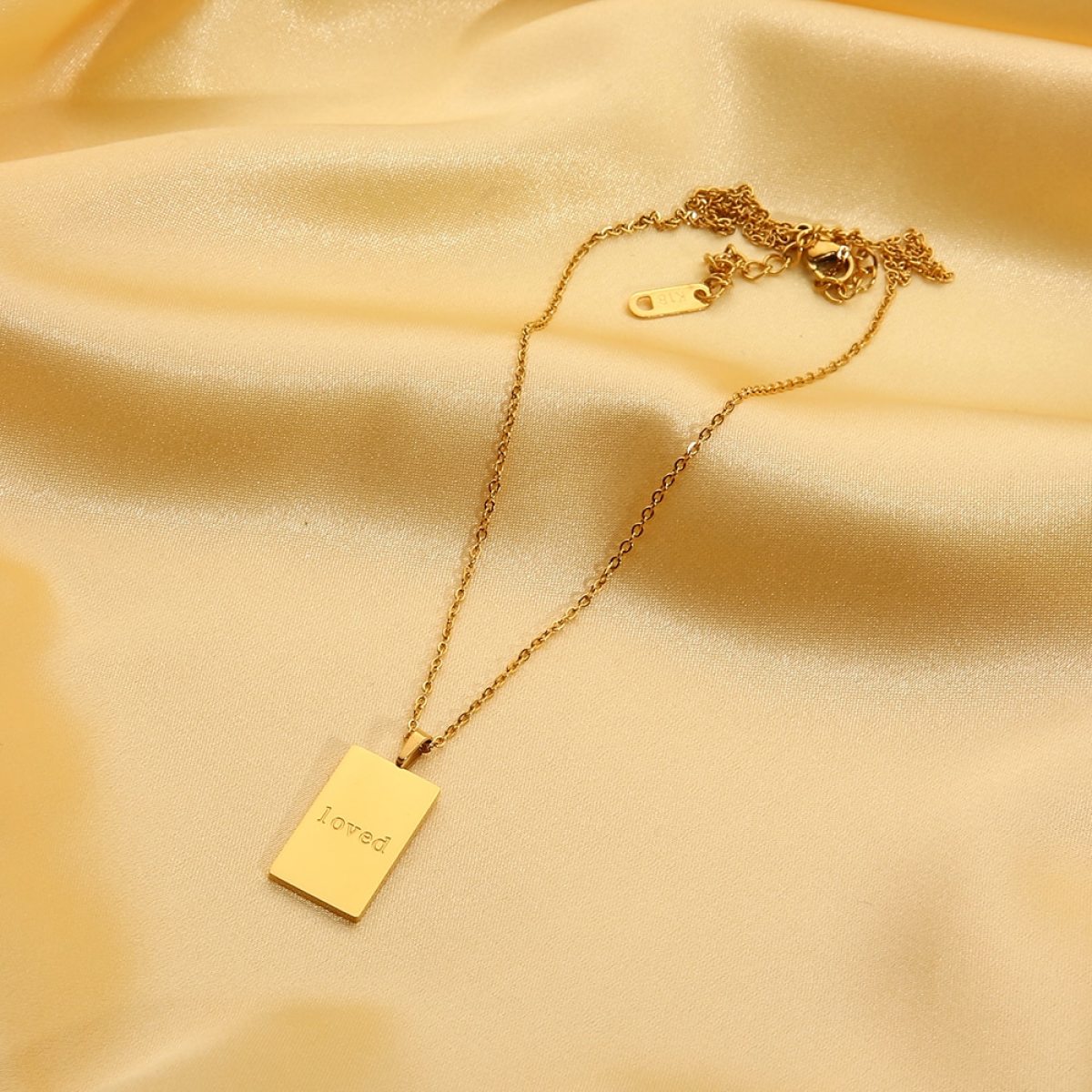 Loved Gold Pendant Necklace